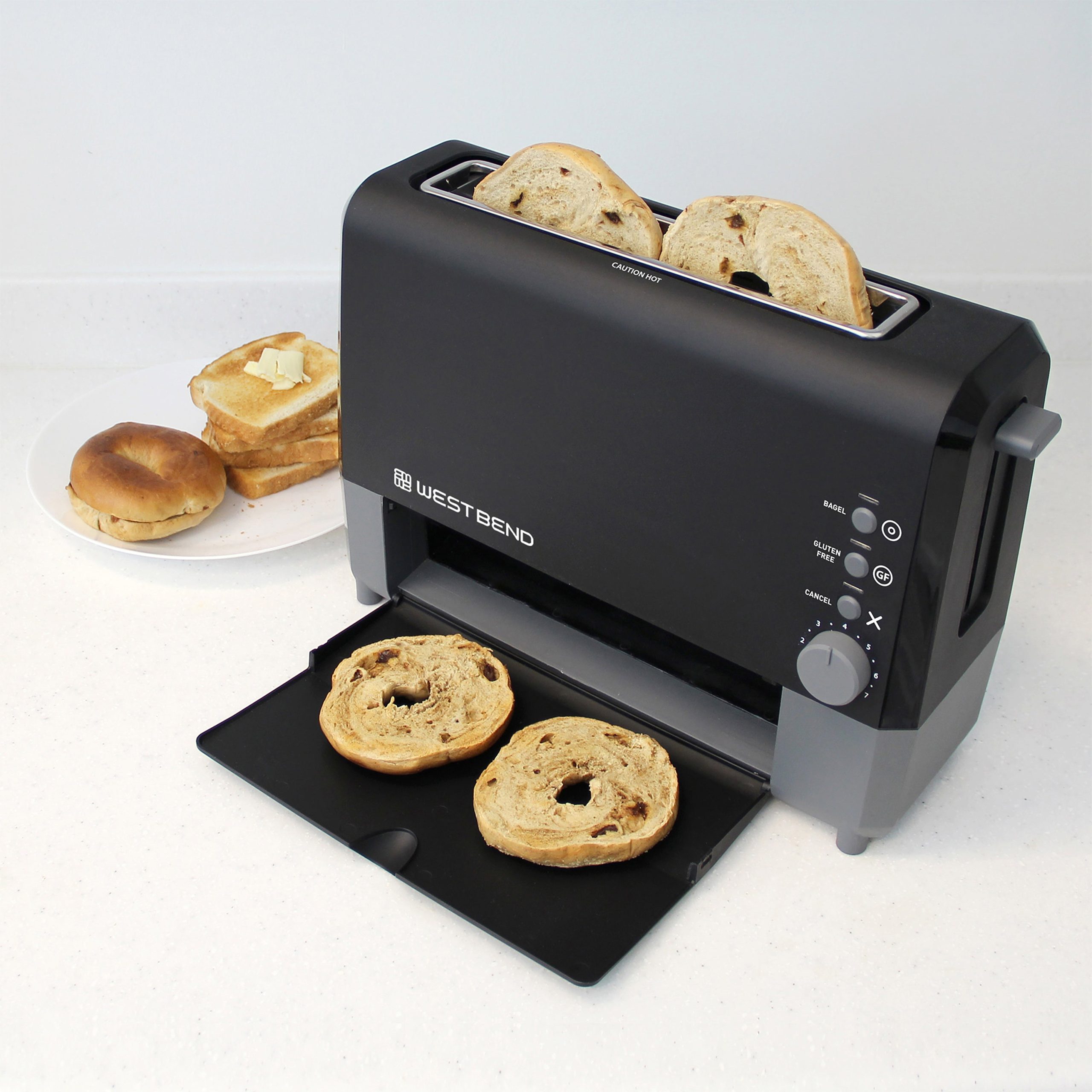 West Bend QuikServe 2-Slice Toaster with Extra Wide Slots - Image 2