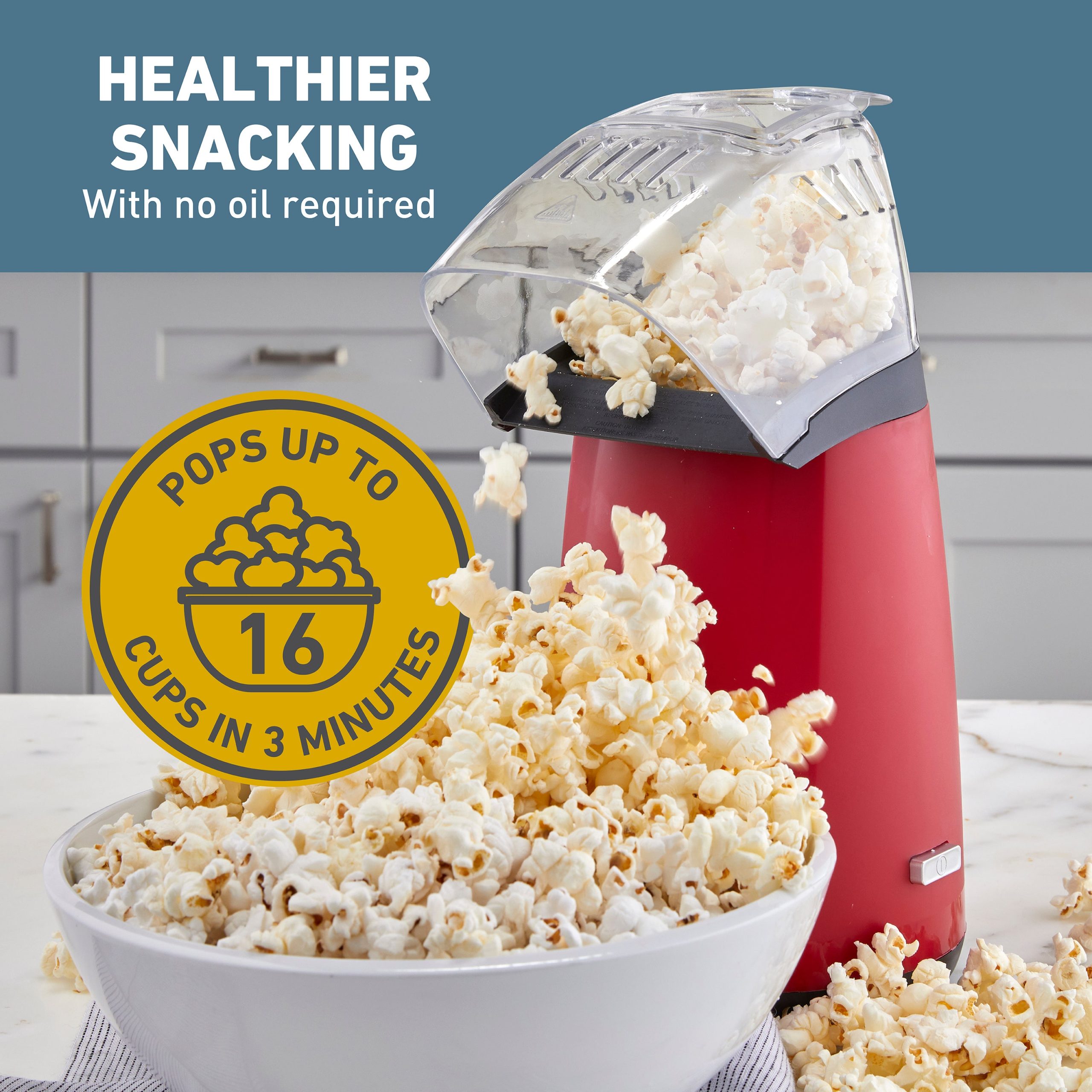 West Bend Air Crazy 4 Qt. Hot Air Popcorn Machine - Image 3