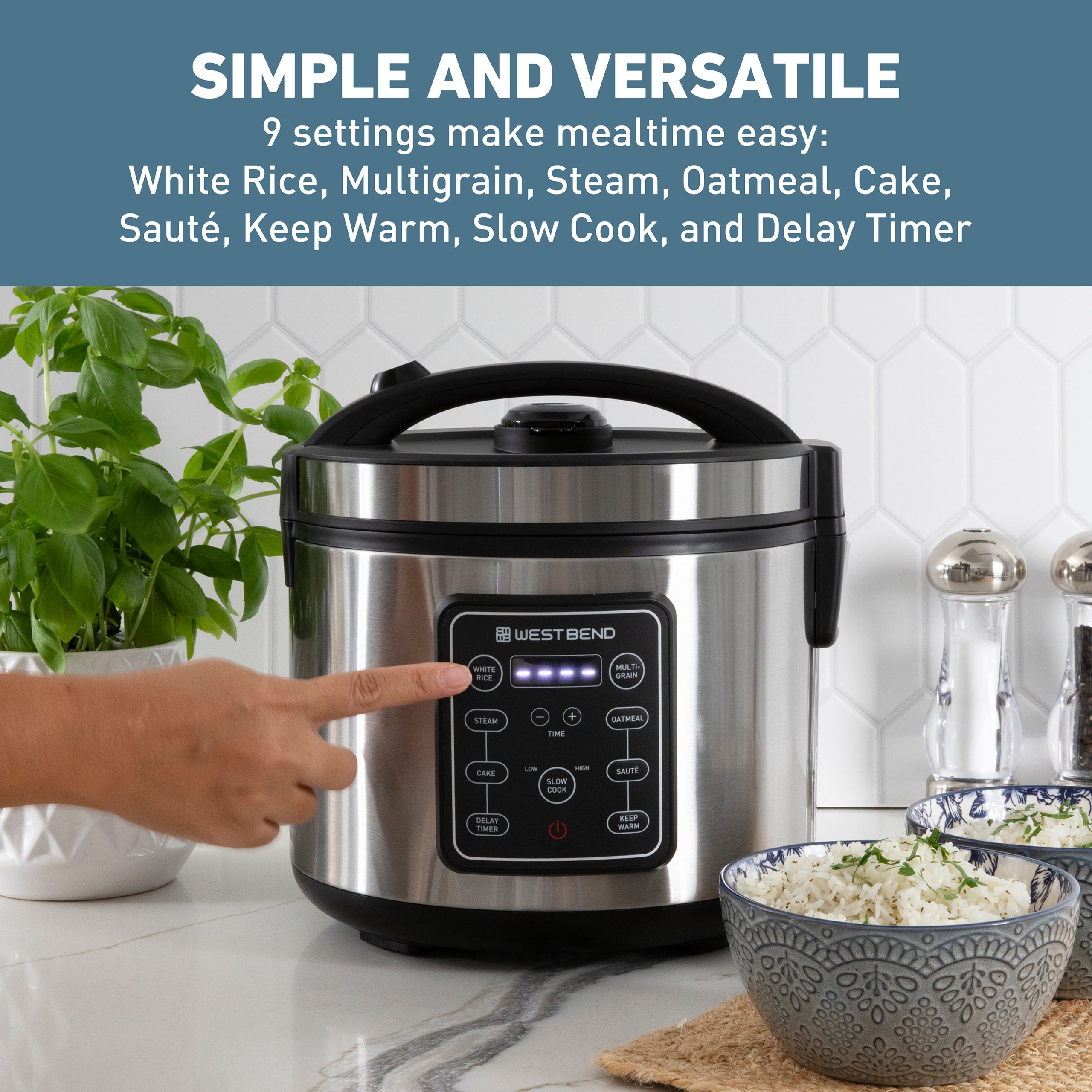 West Bend Multi-Function Rice Cooker - Image 3