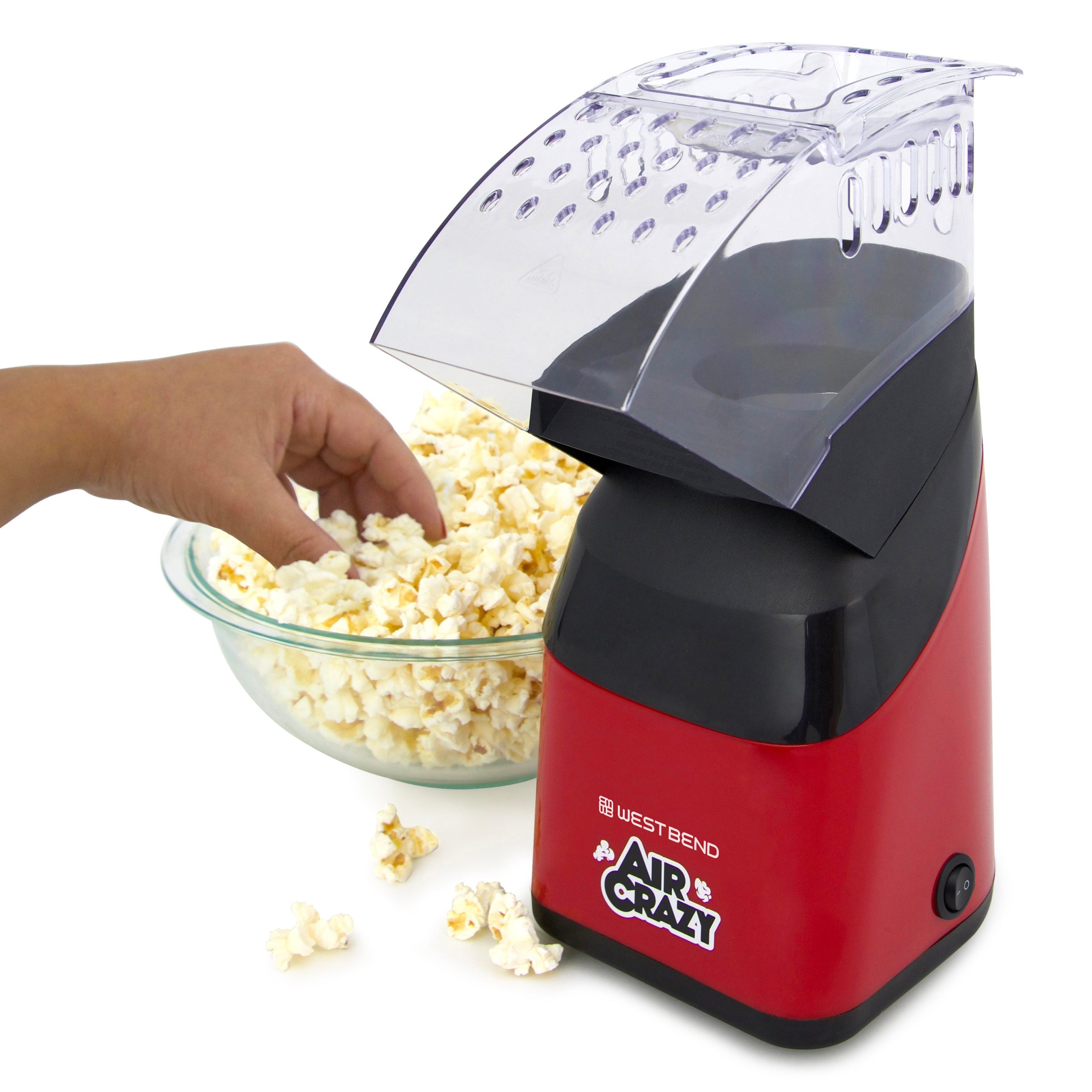 West Bend Air Crazy Hot Air Popcorn Machine, 4 Qt. Capacity - Image 2