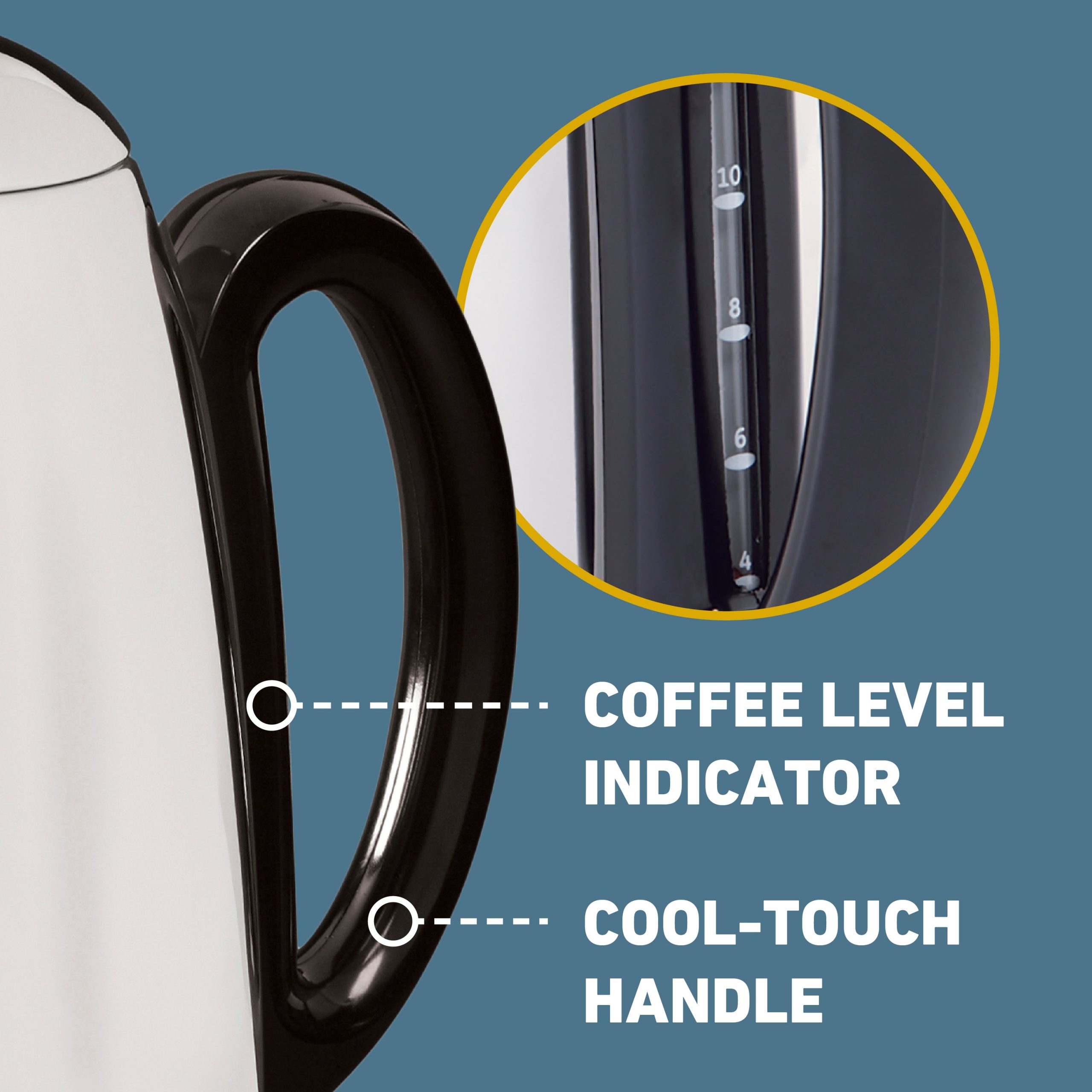 West Bend Classic Coffee Percolator with Cordless Serving, Ready-to-Serve Light - Image 4