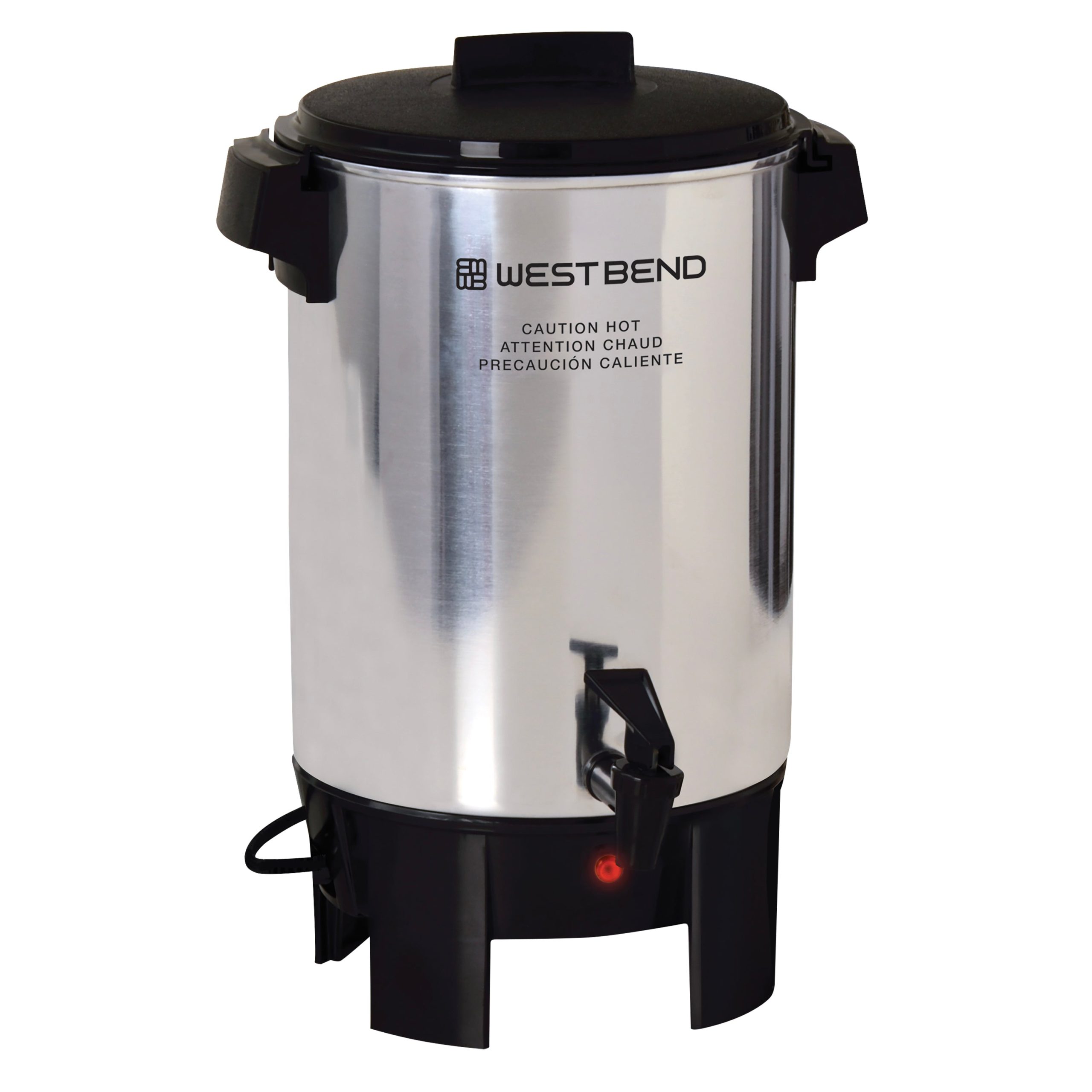 West Bend Large Capacity Coffee Urn, Commercial 30-Cup Coffee Maker